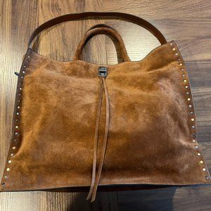REBECCA MINKOFF suede tote